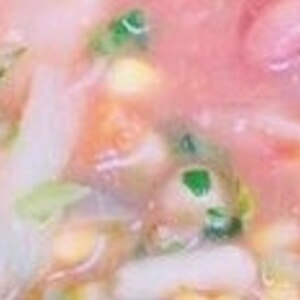プチトマト・ごま・しょうがの雑炊(おかゆ)